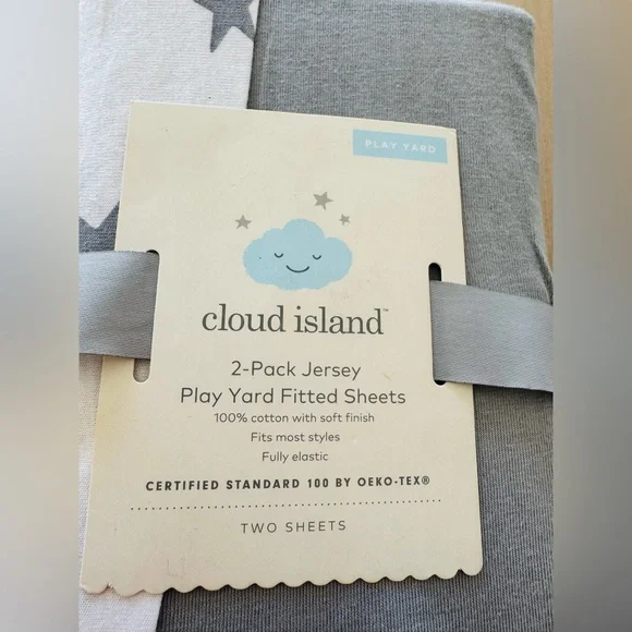 Cloud Island Fitted Sheets for Play-Yard / 2 Pack
(New never used) - Picture 2 of 7